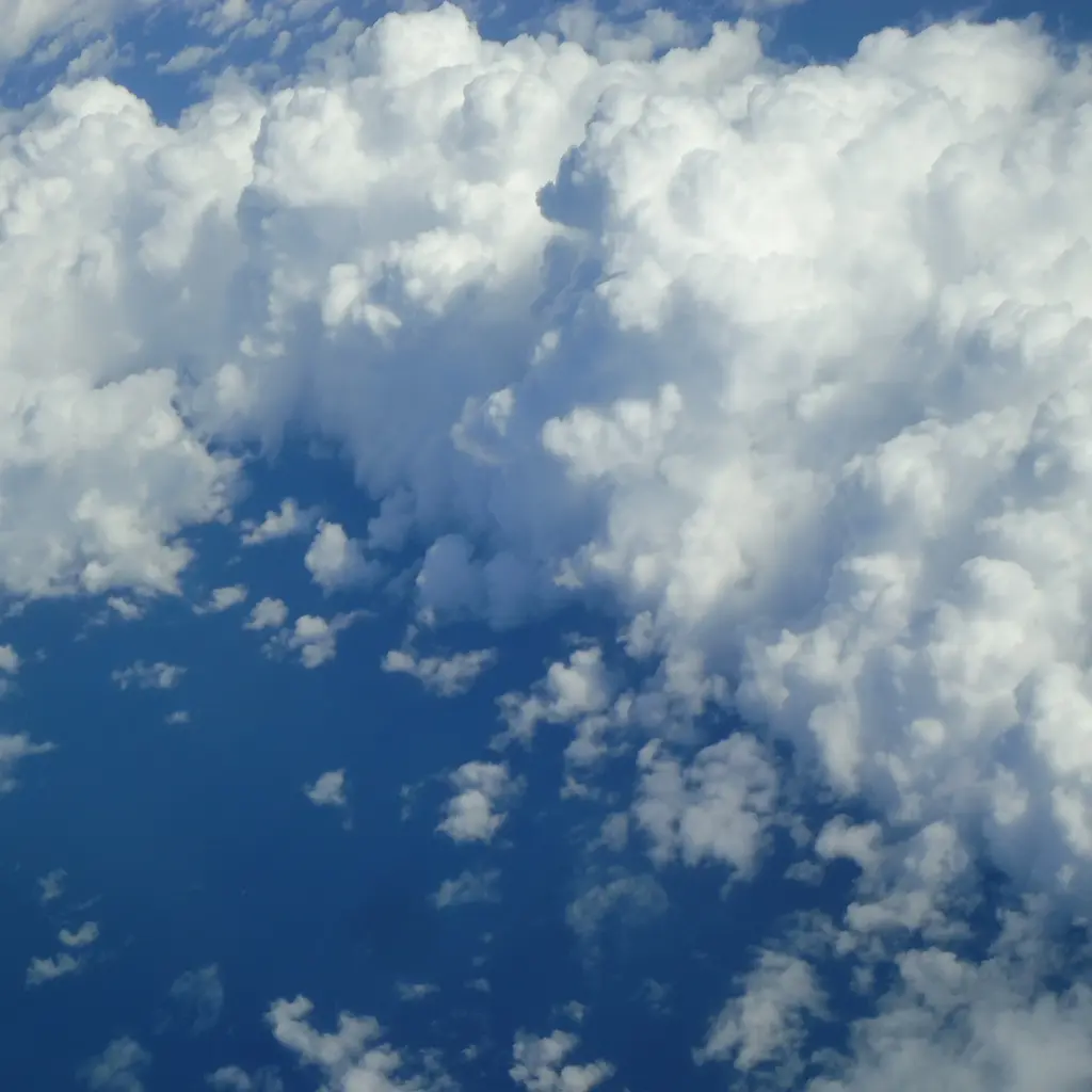 images a clouds from an airplane